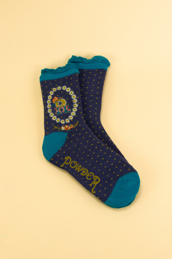 'R' Alphabet Socks