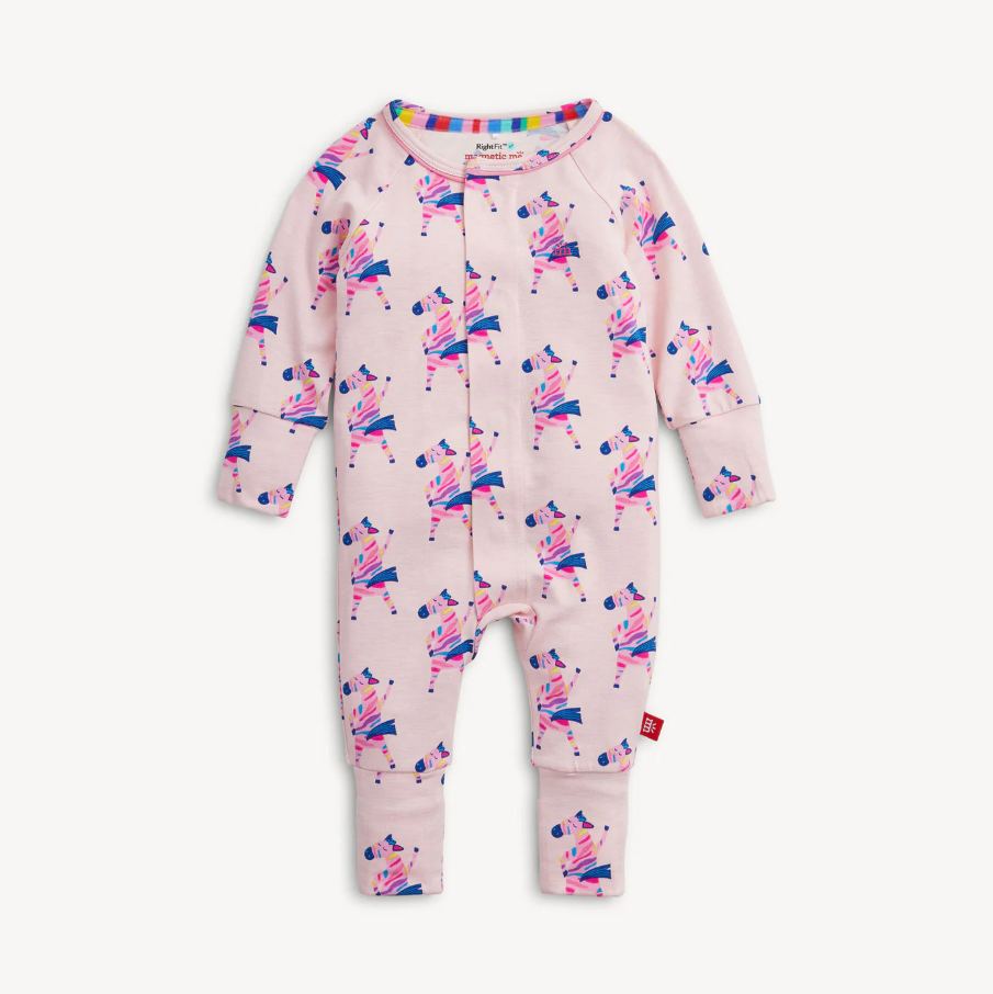 everybody prance now magnetic convertible coverall, pink
