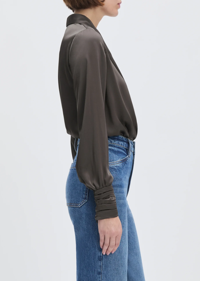 Better Off Bodysuit, Coffee - 13 Hub Lane   |  Blouse Bodysuits