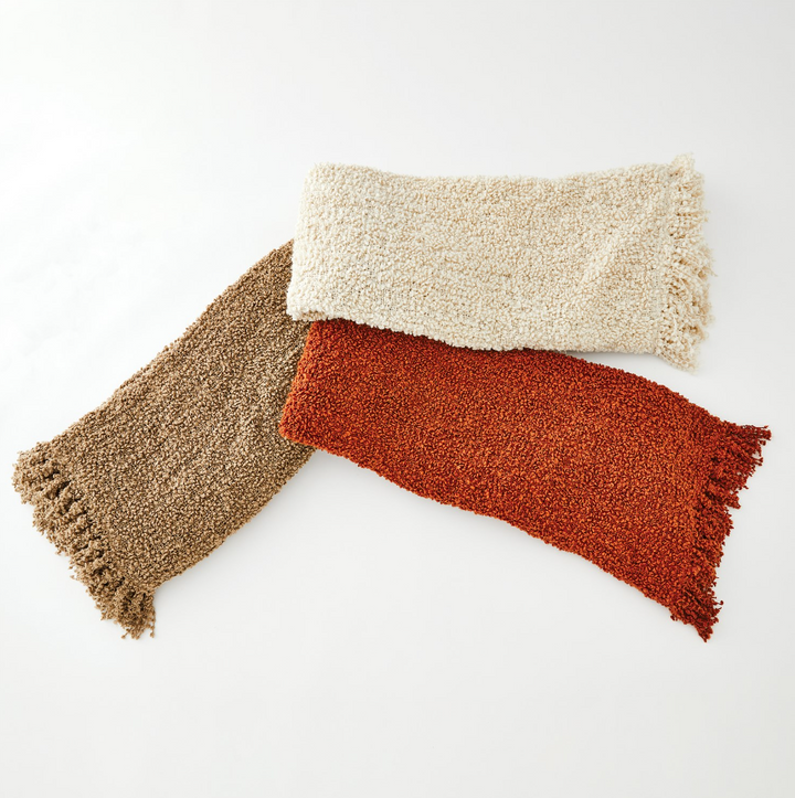 Textured Boucle Throw