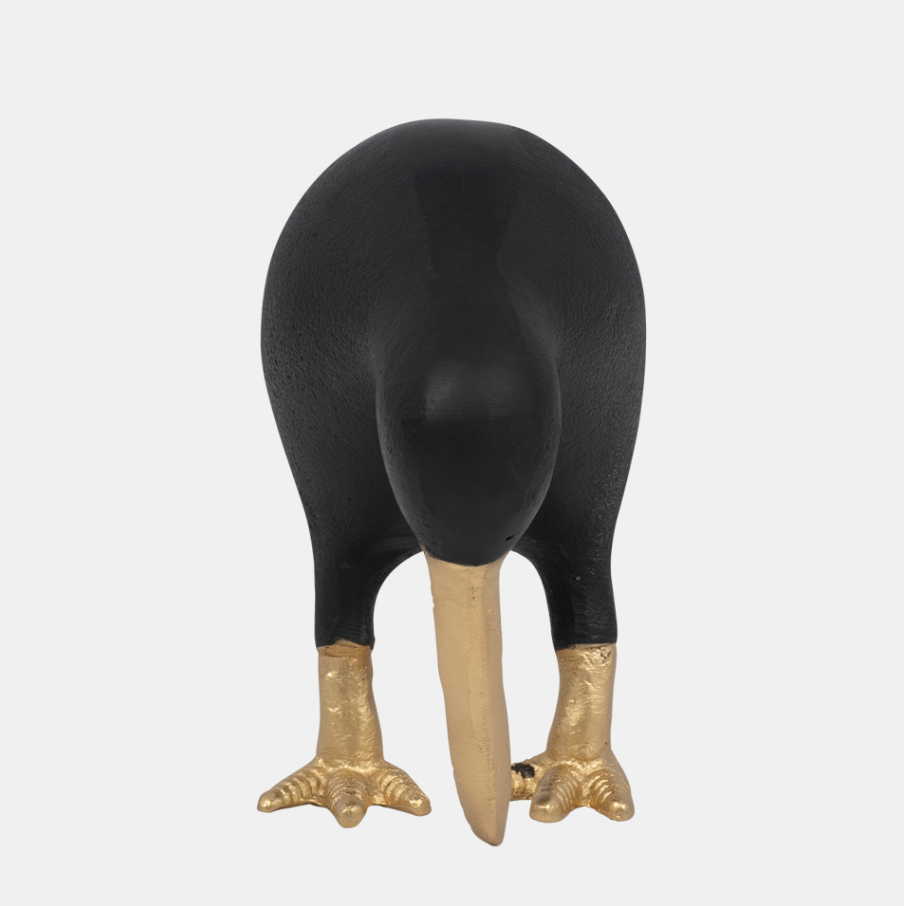 Kiwi Child, Black & Gold - 13 Hub Lane   |  Aluminum Sculptures