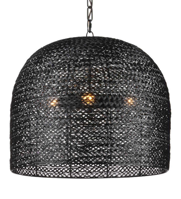 Piero Black Medium Pendant