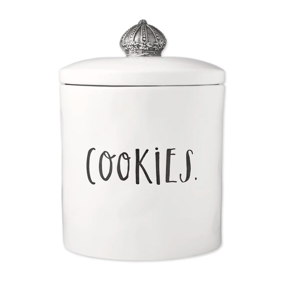 Stem Print Crown Cookie Jar - 13 Hub Lane   |  