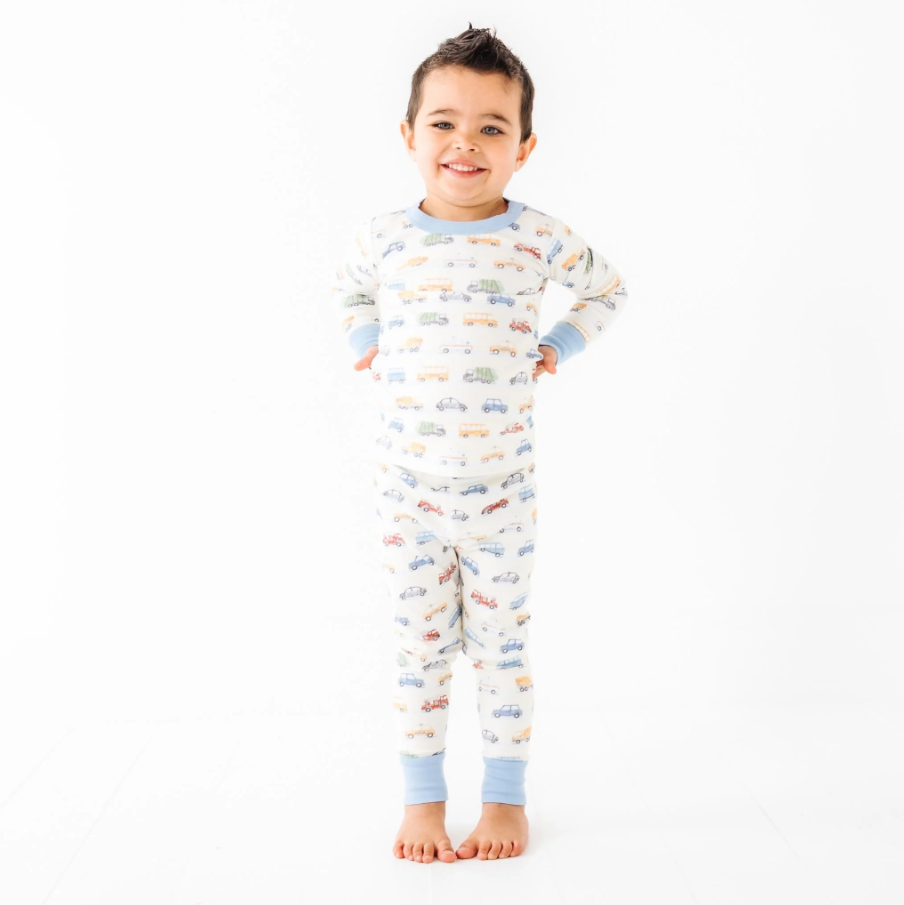 On the Go! Long Pajamas - Sky