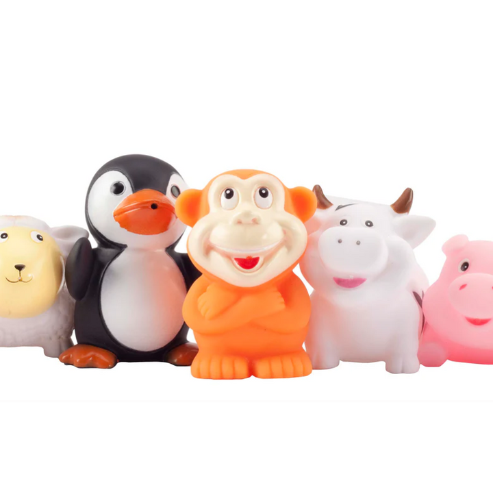 Animal Party Squirtie Bath Toys - 13 Hub Lane   |  Bath Toys
