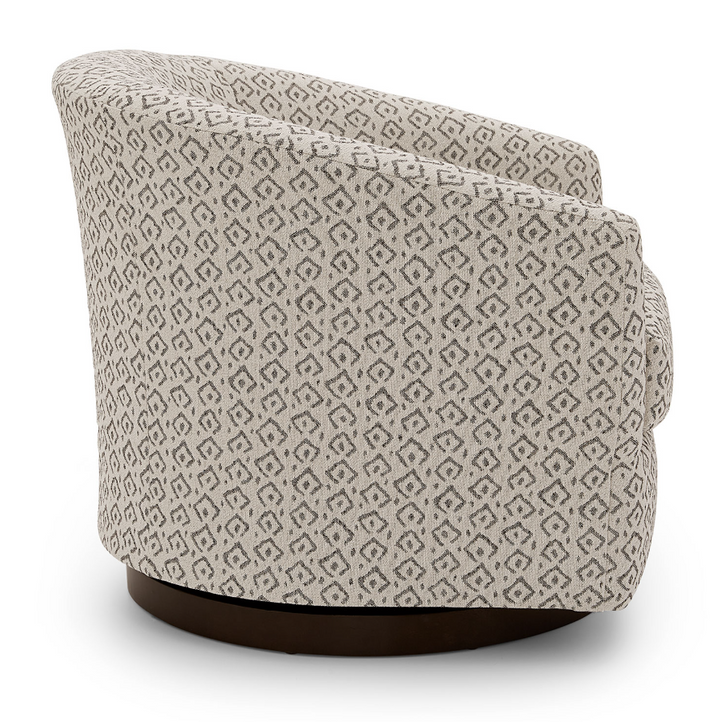 Ennely Swivel Barrel Chair