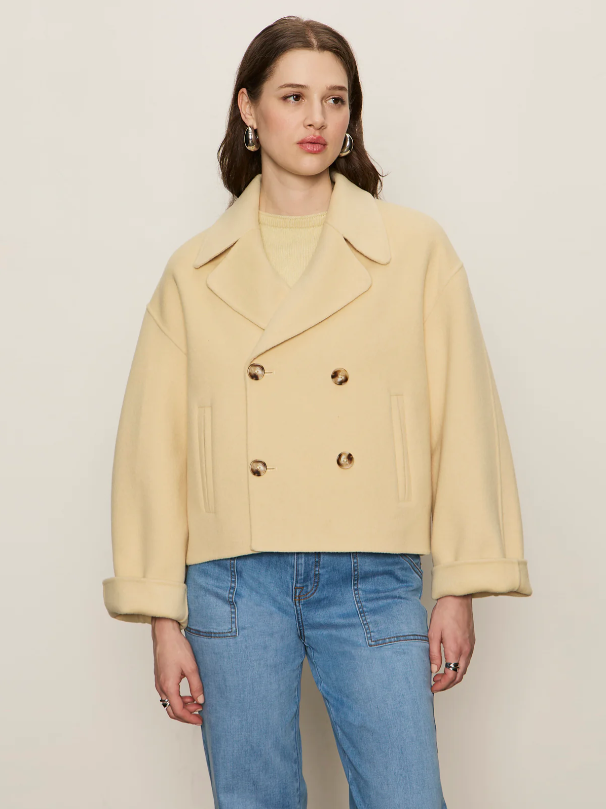 Karlie Wool Jacket, Buttercream