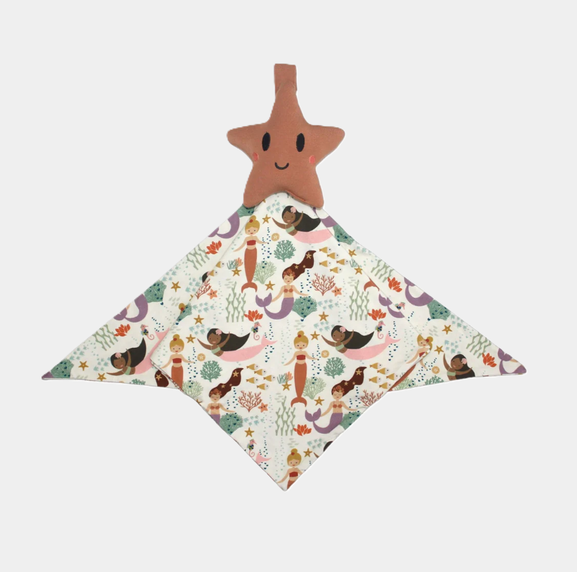 Making Waves Mermaids Starfish Baby Lovey - 13 Hub Lane   |  
