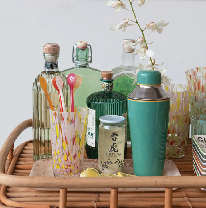 Enameled Stainless Steel Cocktail Shaker