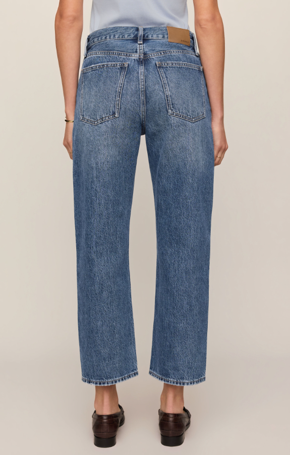 The Off Duty Mid-Rise Bowed Ankle Jeans, Breakpoint