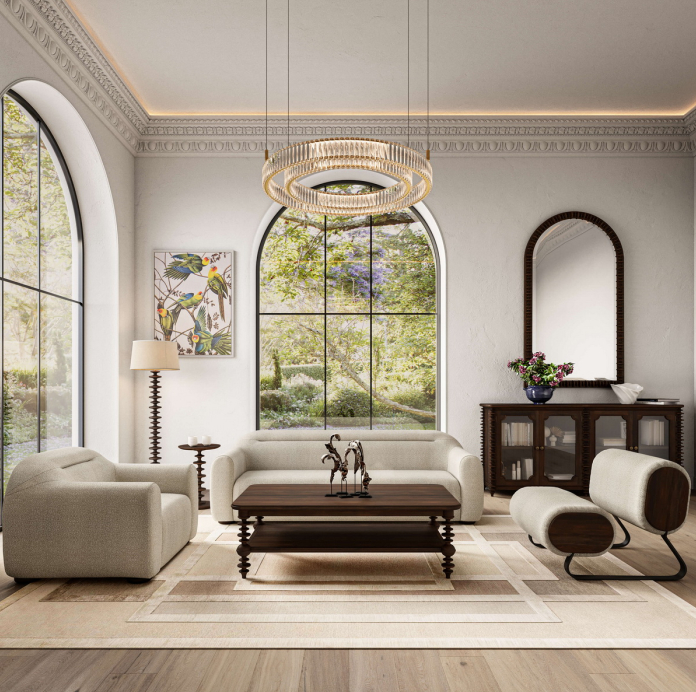 Milano Arch Floor Mirror - 13 Hub Lane   |  Floor Mirrors
