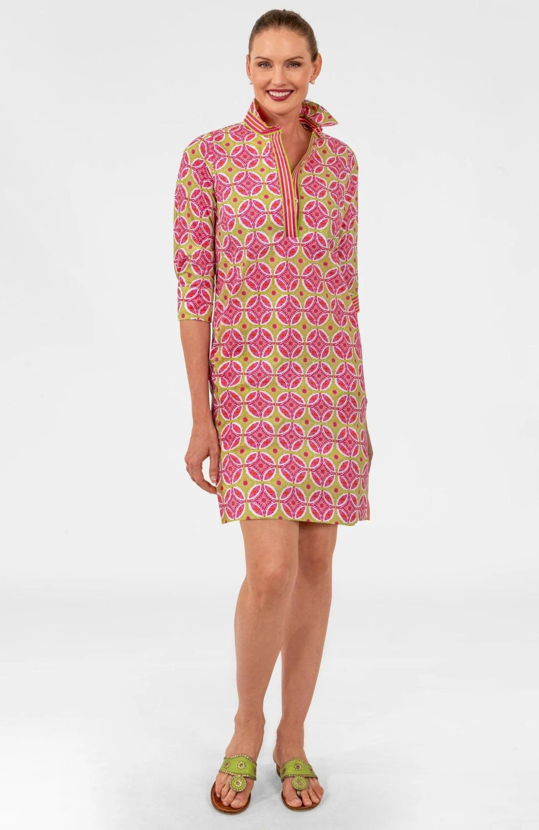 Shirt Tail 2.0 Dress, Smell The Roses