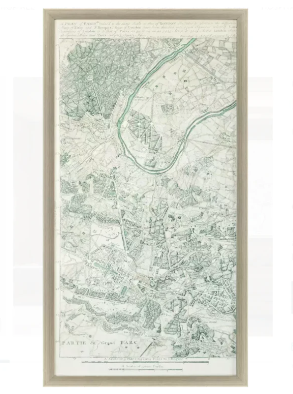 Plan of Paris Triptych (I - III) - 13 Hub Lane   |  