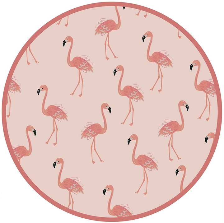 Fancy Flamingos Pink Bamboo Baby Pajamas Convertible
