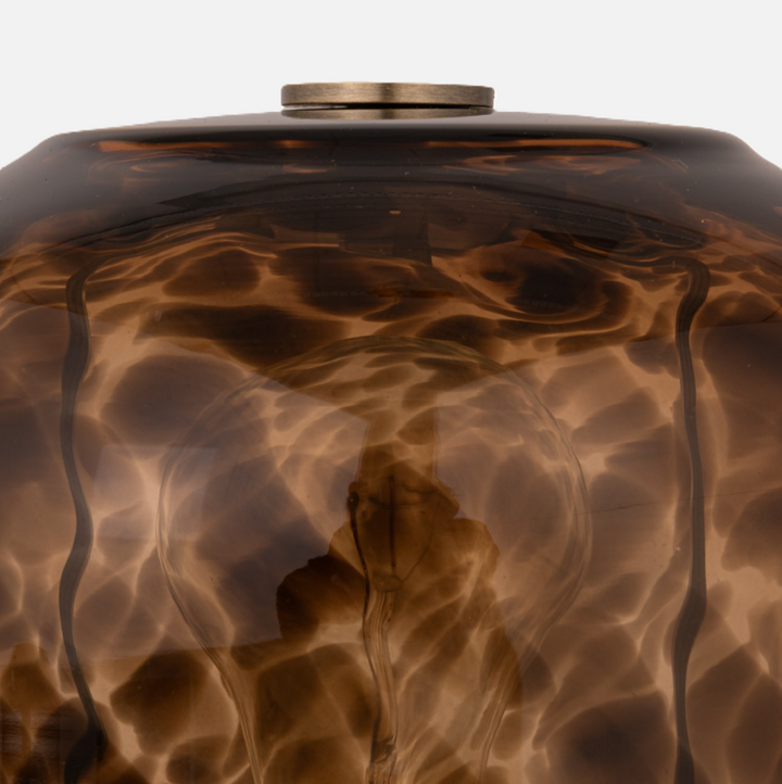 Hand-Blown Tortoise Glass Table Lamp