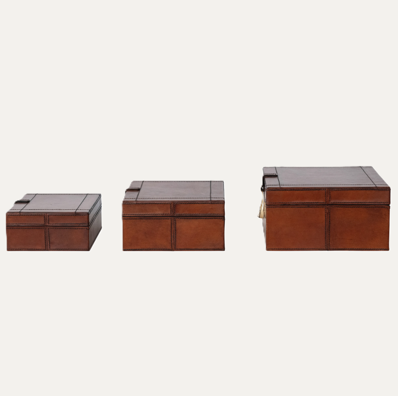 Nesting Box w/ Brass Closure