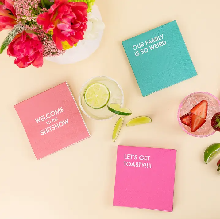 Welcome To the Shitshow - Cocktail Napkins - 13 Hub Lane   |  Funny Cocktail Napkins