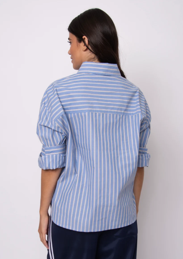 Kerwin Poplin Hi-Lo Shirt - 13 Hub Lane   |  