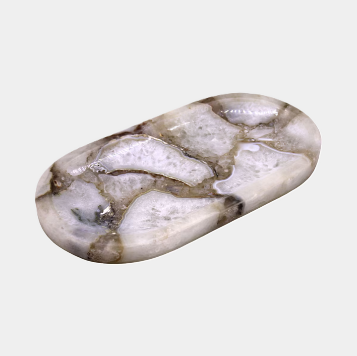 Oval Agate Tray - 13 Hub Lane   |  Marble Trays