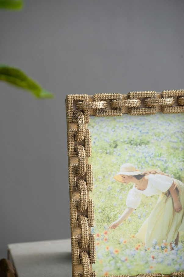 Textured Gold Frame - 13 Hub Lane   |  