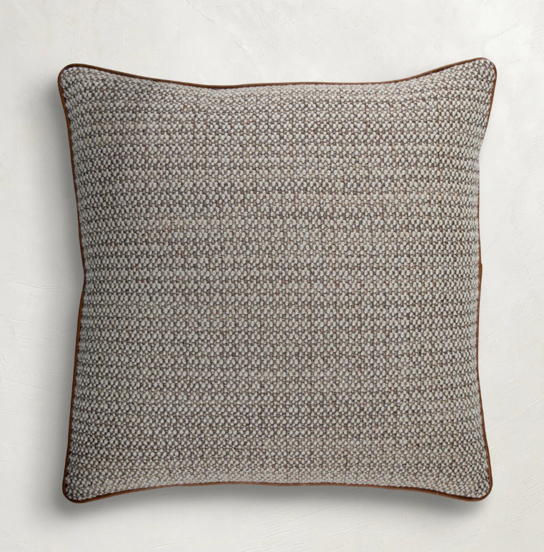 Knotted Wool Cream Pillow - 13 Hub Lane   |  