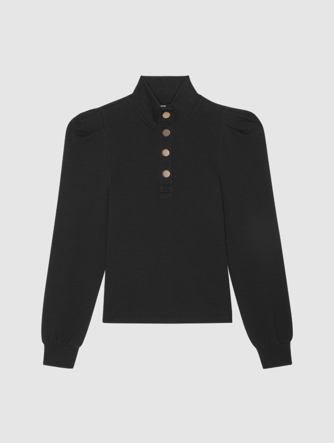Nation LTD Jessie Sweatshirt, Jet Black