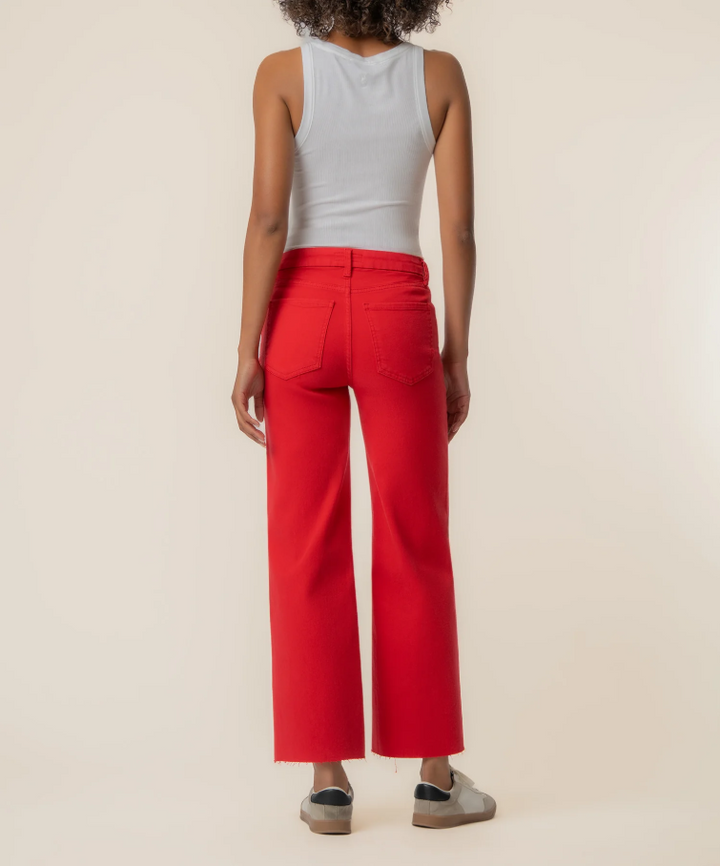 Kut From the Kloth Meg High Rise Wide Leg, Tomato