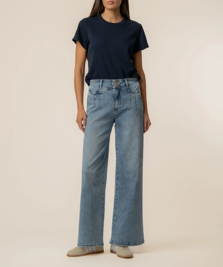 Kut From the Kloth Meg High Rise Wide Leg, Zenith - 13 Hub Lane   |  