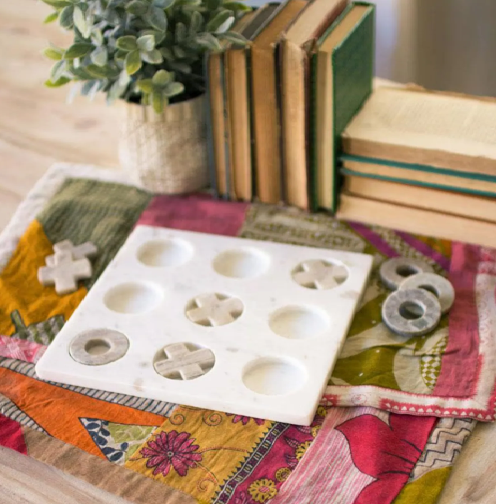 Marble Tic-Tac-Toe