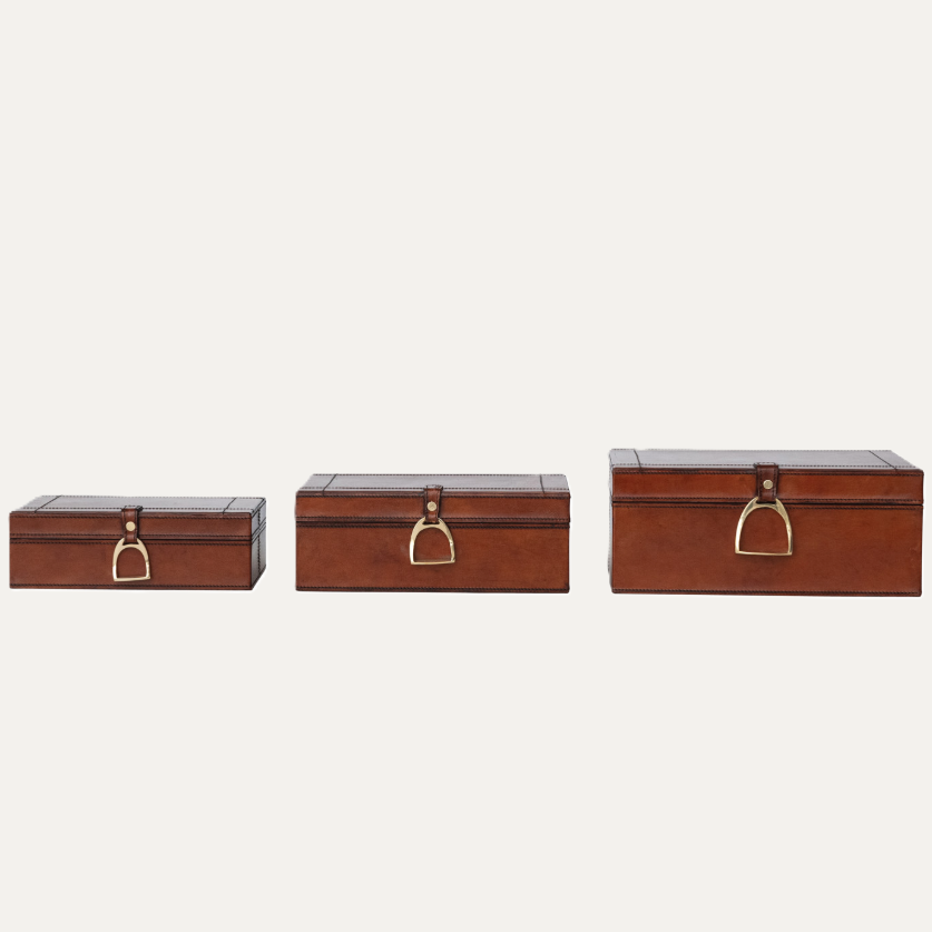 Nesting Box w/ Brass Closure