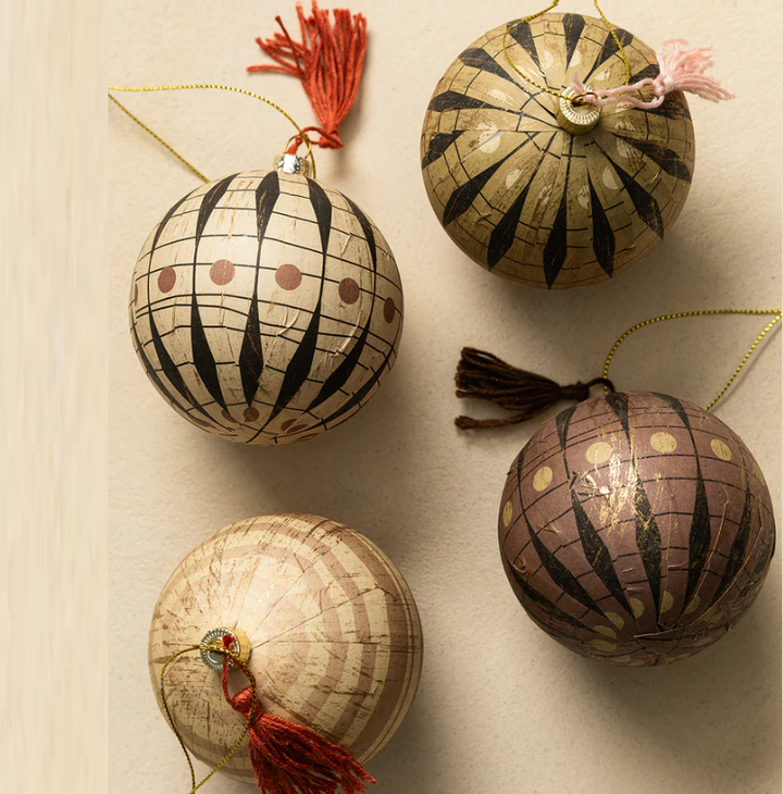 Paper Mache Ball w/ Tassel