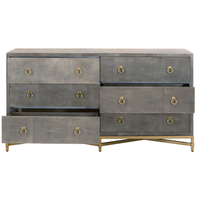 Strand Shagreen 6-Drawer Dresser