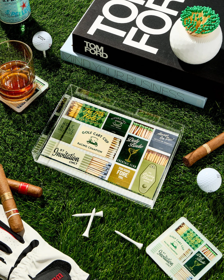 Golf Matchbook Tray