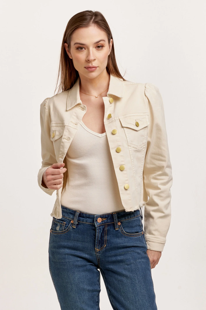 ROSELYN CUT OFF JACKET WHEAT