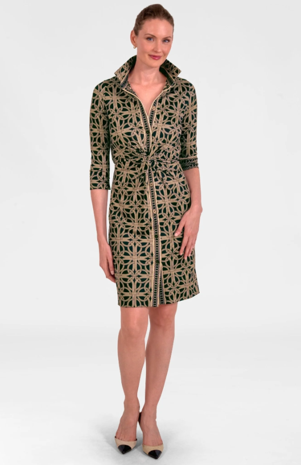 Twist & Shout Mini Dress, Black Ring Toss