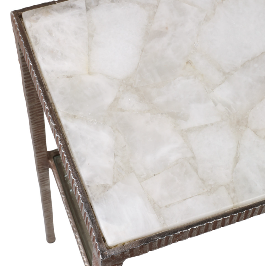 54" Cavalier Quartz Top Console Table - 13 Hub Lane   |  Console Tables