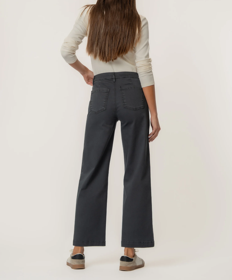 Kut From The Kloth Meg High Rise Wide Leg, Gainful - 13 Hub Lane   |  Cropped Wide Leg Jeans