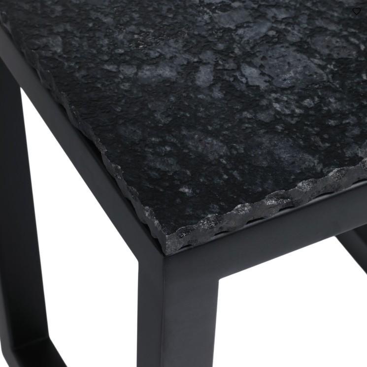 Collier Marble Nesting Tables, Black