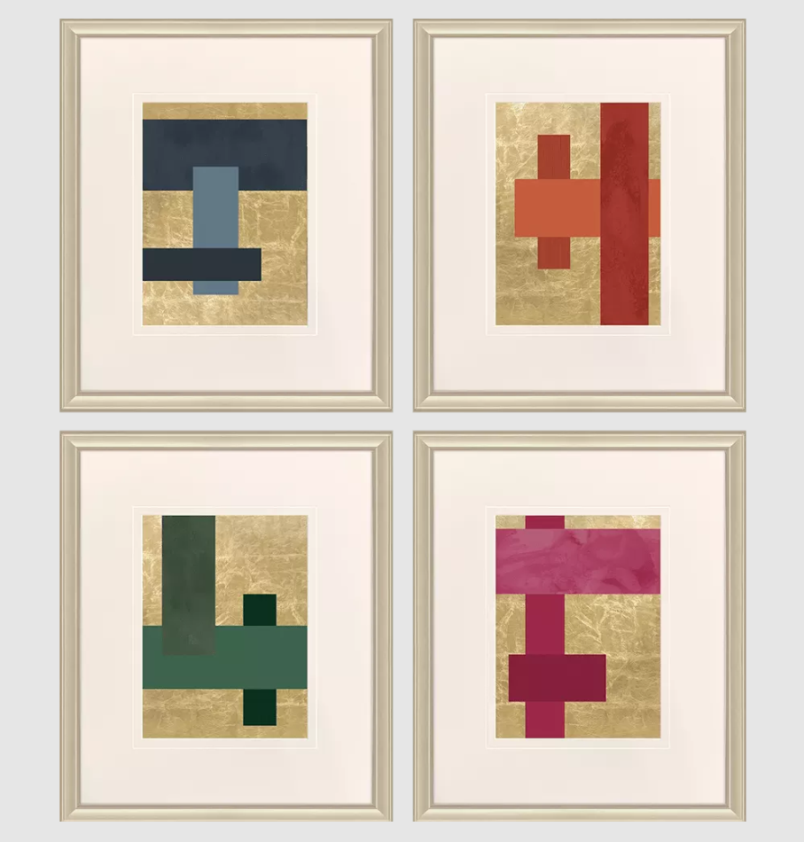 Mini Crossblocks - 13 Hub Lane   |  Under Glass Prints & Art