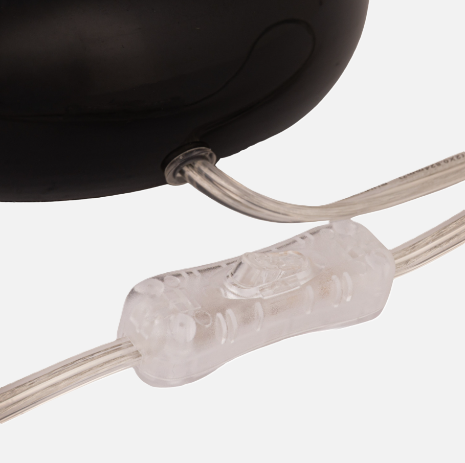Hand-Blown Tortoise Glass Table Lamp