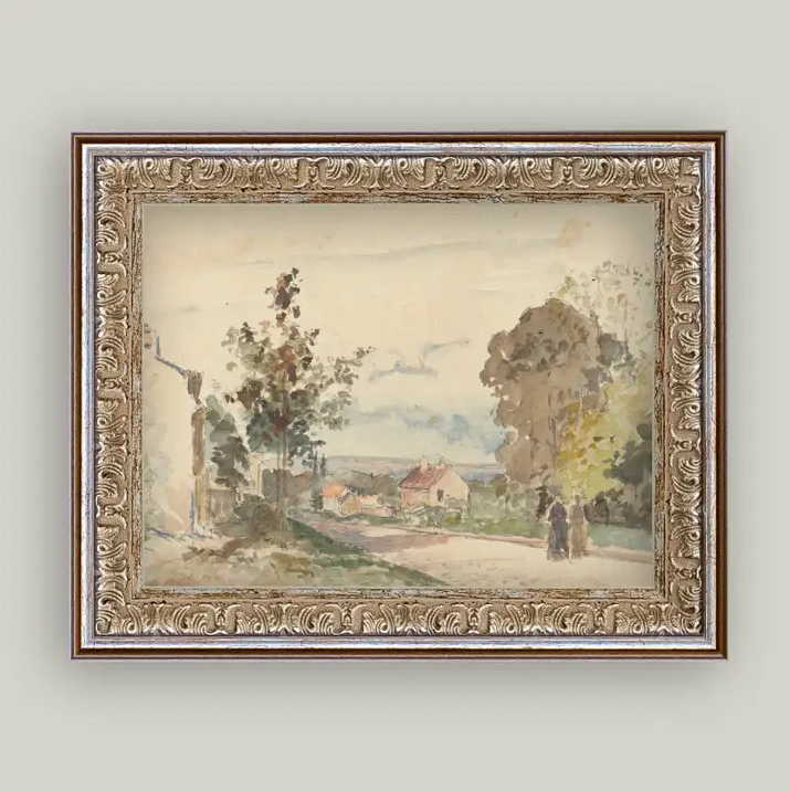 The Road from Versailles Framed Antique Art - 13 Hub Lane   |  Small Wall Art