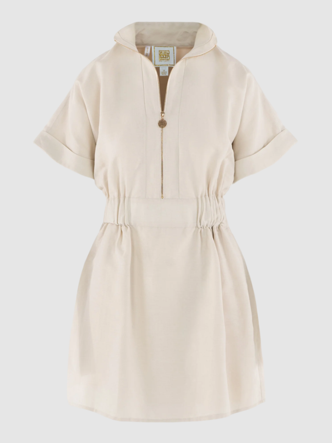 Pullover Dress - Sandshell Linen - 13 Hub Lane   |  