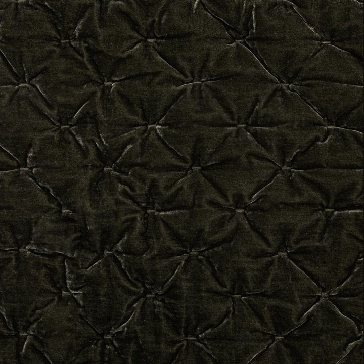 Stella Faux Silk Velvet Pintuck 3PC Quilt Set, Fern Green - 13 Hub Lane   |  Matching Bedding