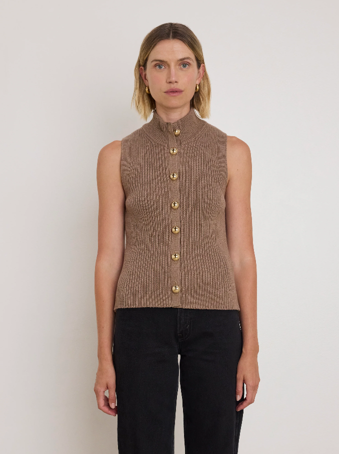 Nation LTD Ira Sweater Vest, Biscotti - 13 Hub Lane   |  