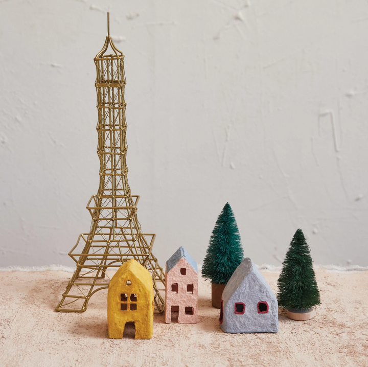 Wire Eiffel Tower, Antique Brass