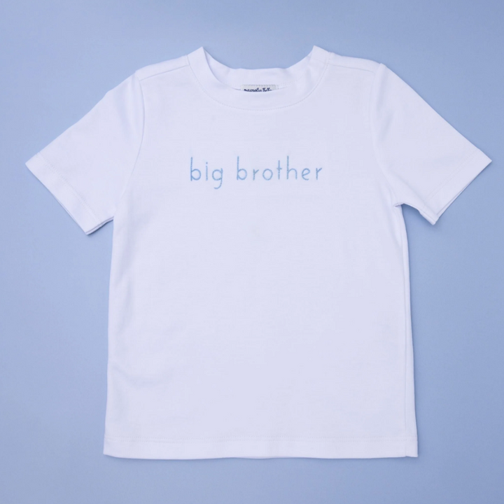 Big Brother Embroidered T-Shirt - 13 Hub Lane   |  Kids Tops