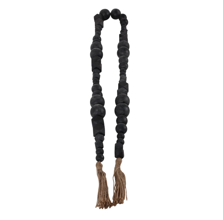 Duneford Beaded Garland, Black