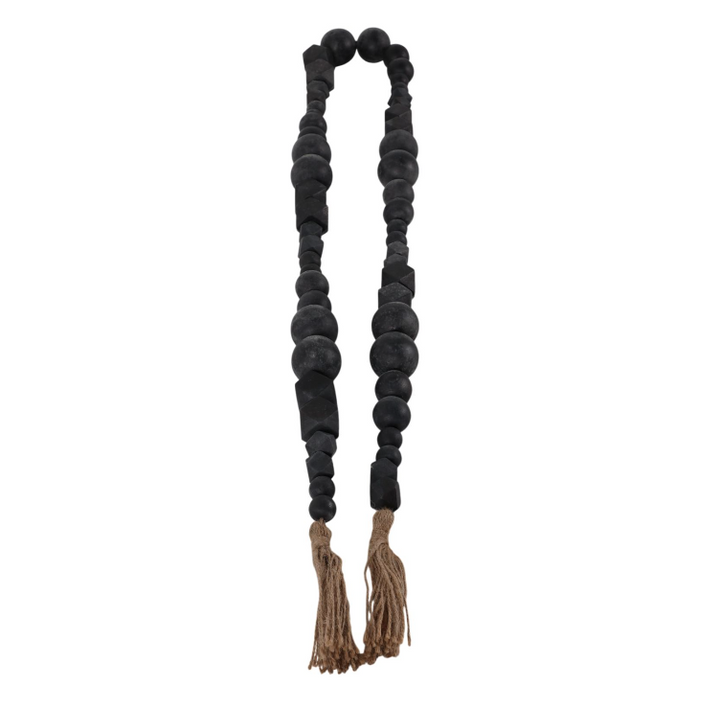 Duneford Beaded Garland, Black