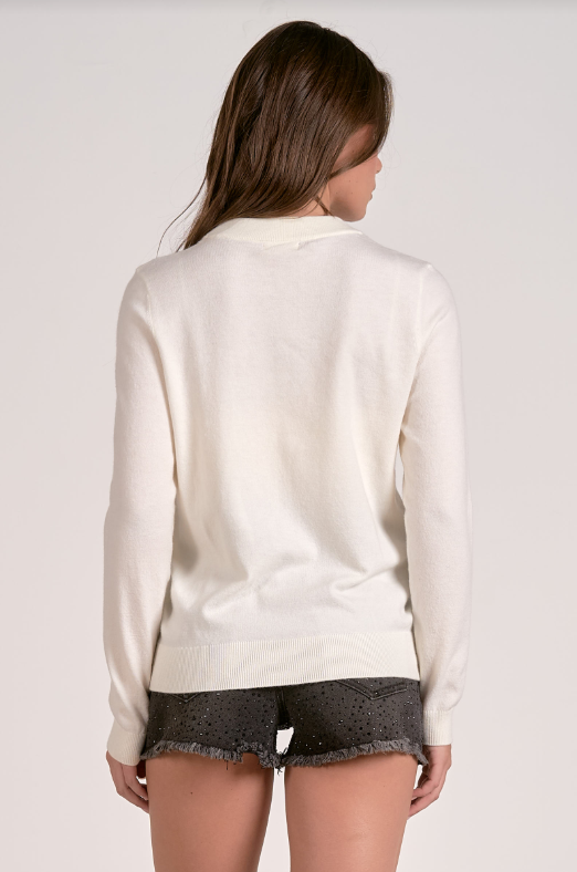 Martini Sweater, White