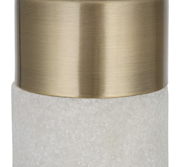 Edge White Table Lamp - 13 Hub Lane   |  Stone Table Lamps
